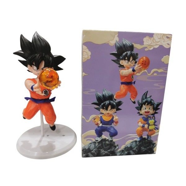FIGURA GOKU Niño CON ESFERA EN CAJA 20 Cm