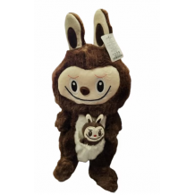 PELUCHE LABUBU CON BEBE 50CM