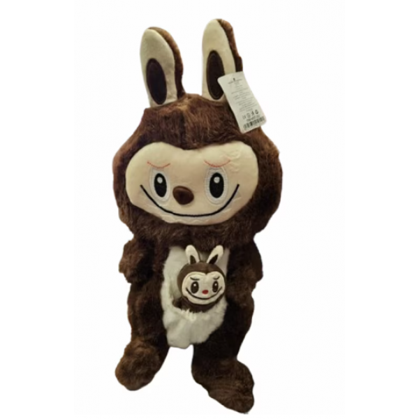 PELUCHE LABUBU CON BEBE 30CM