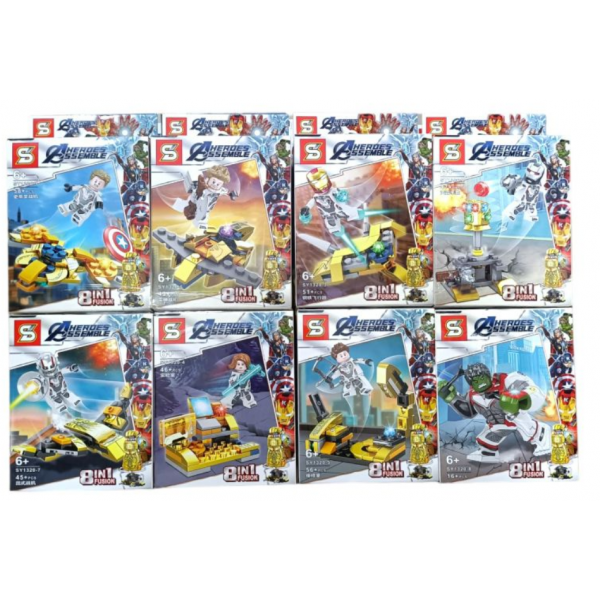 LEGO HEROE ASSEMBLE X8 49PCS SY1320
