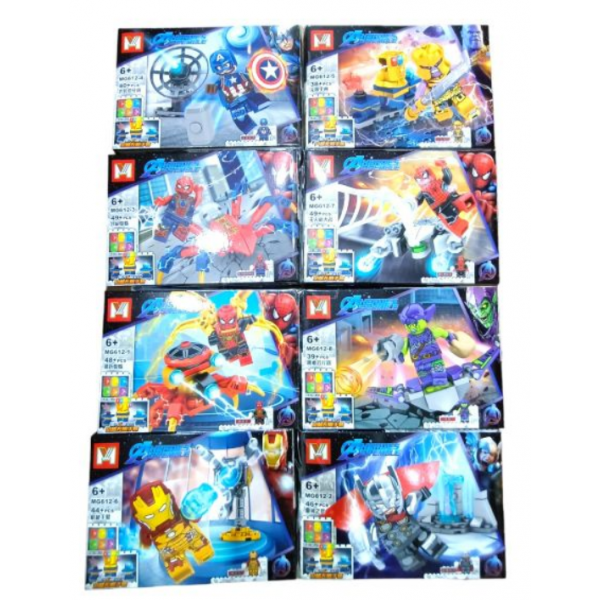 LEGO HEROE ASSEMBLE X8 38PCS *612