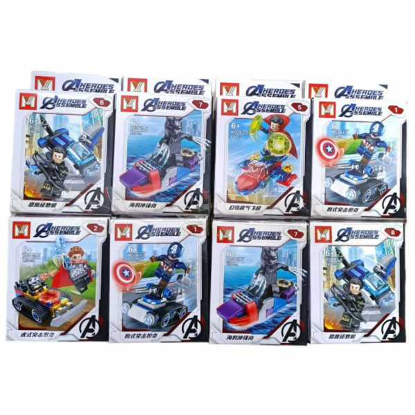 LEGO HEROE ASSEMBLE X8 51PCS *163