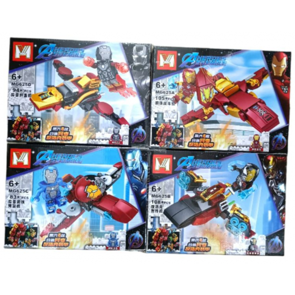 LEGO HEROE ASSEMBLE X4 108PCS *625