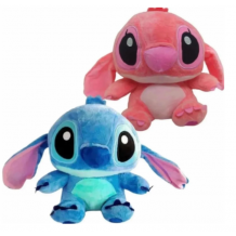 PELUCHE STITCH AZUL Y ROSA X20CM