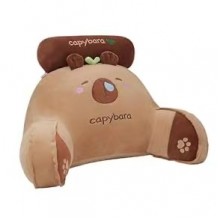 PELUCHE ALMOHADA RESPALDO CAPIBARA 40X70CM