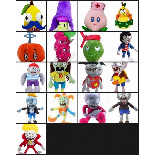 PELUCHE ZOMBIES 25CM