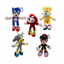 LLAVERO PELUCHE SONIC X15CM