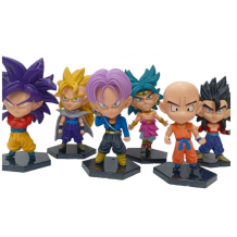 MUÑECO DRAGONBALL X6 EN BOLSA 12CM*5