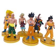 MUÑECO DRAGONBALL X6 EN BOLSA 12CM *2
