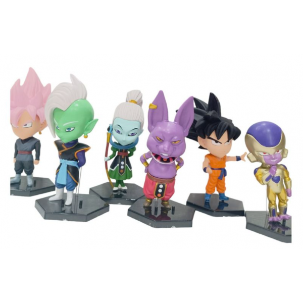 MUÑECO DRAGONBALL X6 EN BOLSA 10CM *3