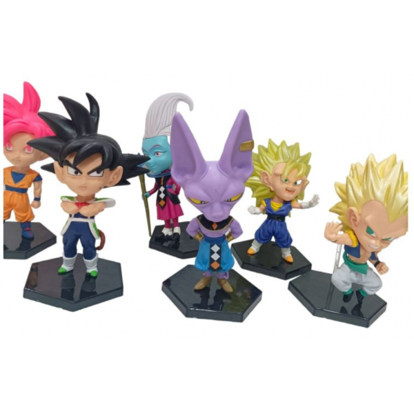 MUÑECO DRAGONBALL X6 EN BOLSA 10CM*4