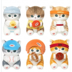 PELUCHE MOFUSAND GATITO X22CM