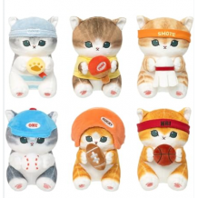 PELUCHE MOFUSAND GATITO X22CM