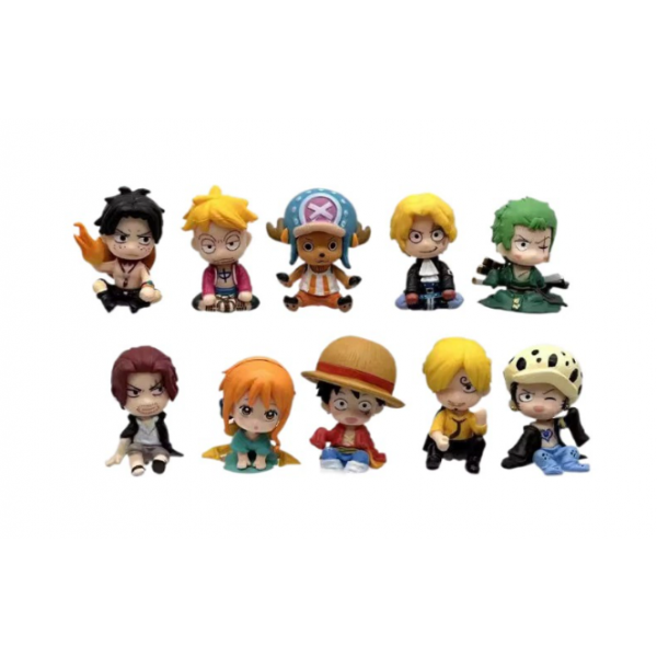 MUÑECO ONE PIECE 10U. EN BOLSA 5CM*15400