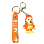 LLAVERO DE GOMA BLUEY Y BINGO