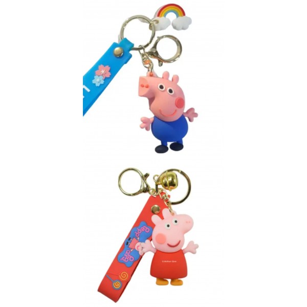 LLAVERO DE GOMA PEPPA PIG