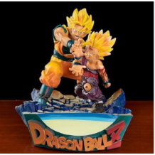 MUÑECO DRAGONBALL X2  GOKU Y GOHAN EN BOLSA 18CM