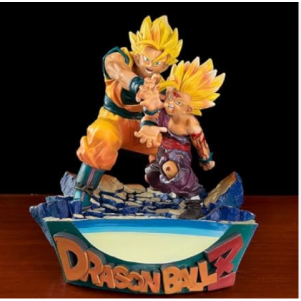 MUÑECO DRAGONBALL X2  GOKU Y GOHAN EN BOLSA 18CM
