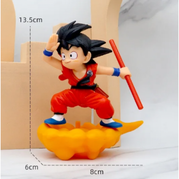 MUÑECO DRAGONBALL GOKU BANCULO NUBE X1 EN BOLSA 13CM