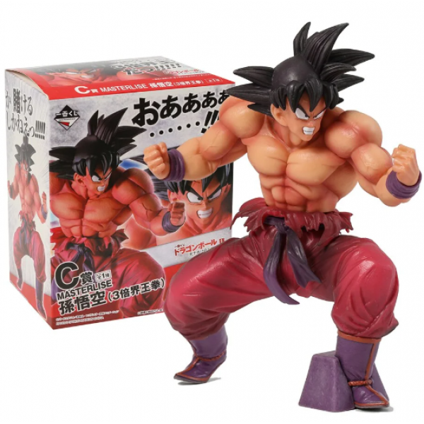 MUÑECO DRAGONBALL X1 GOKU KAIOKEN EN CAJA 21CM