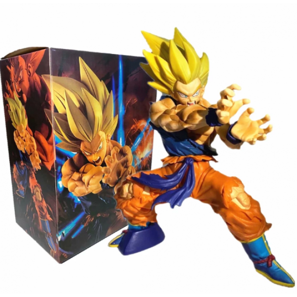 MUÑECO DRAGONBALL X1 KAMEHAMEHA EN CAJA 20CM