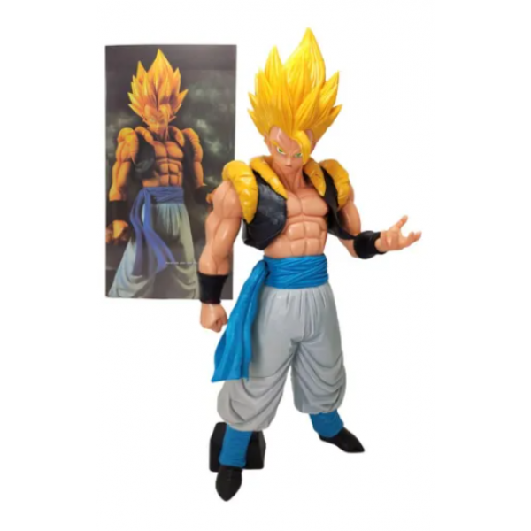 MUÑECO DRAGONBALL GOGETA AMARILLO X1 EN CAJA 25CM