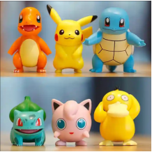MUÑECO POKEMON X6 EN BOLSA 10CM