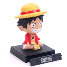MUÑECO LUFFY MUEVE LA CABEZA X1 13CM