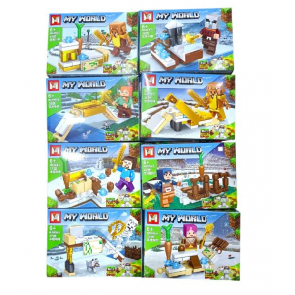 LEGO MINECRAFT 37PCS X8 *658
