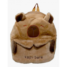 MOCHILA CAPIBARA EN PELUCHE 40CM