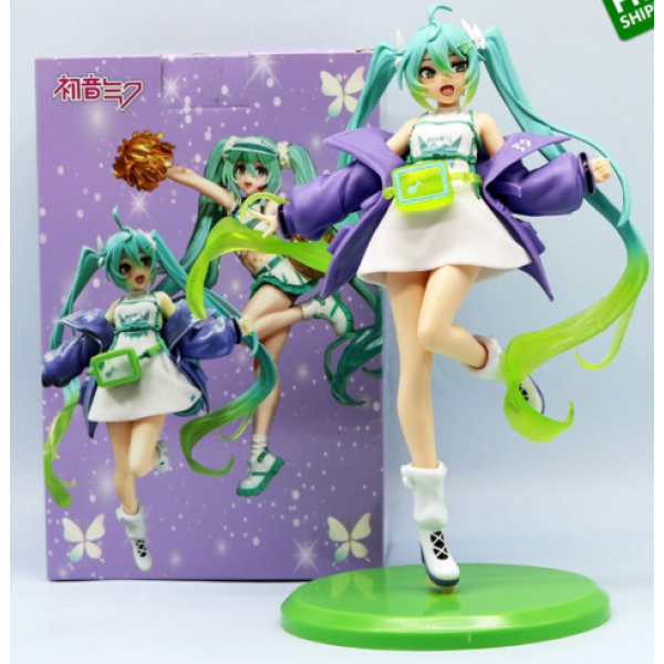 FIGURA DE MIKU HATSUNE DEPORTIVA EN CAJA 21CM