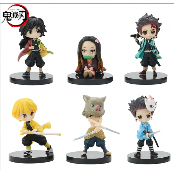 FIGURA DEMON SLAYER X6 EN BOLSA 8CM