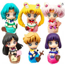 FIGURA SAILOR MOON X6 EN BOLSA 10CM COLECCION
