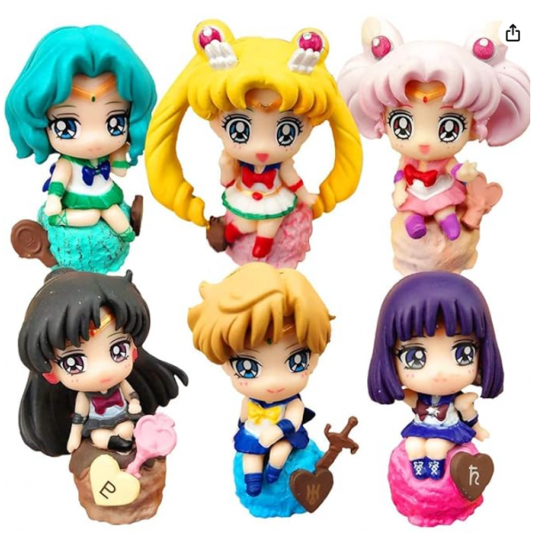 FIGURA SAILOR MOON X6 EN BOLSA 10CM COLECCION