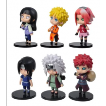 FIGURA NARUTO X6 EN BOLSA 8CM*3