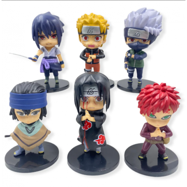 FIGURA NARUTO X6 EN BOLSA 8CM*1