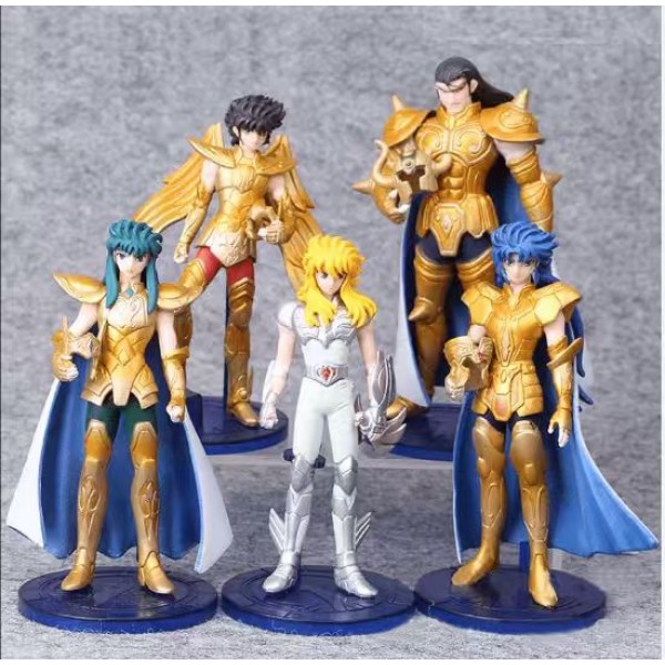 FIGURA CABALLEROS DEL ZODIACO X5 EN BOLSA 12CM