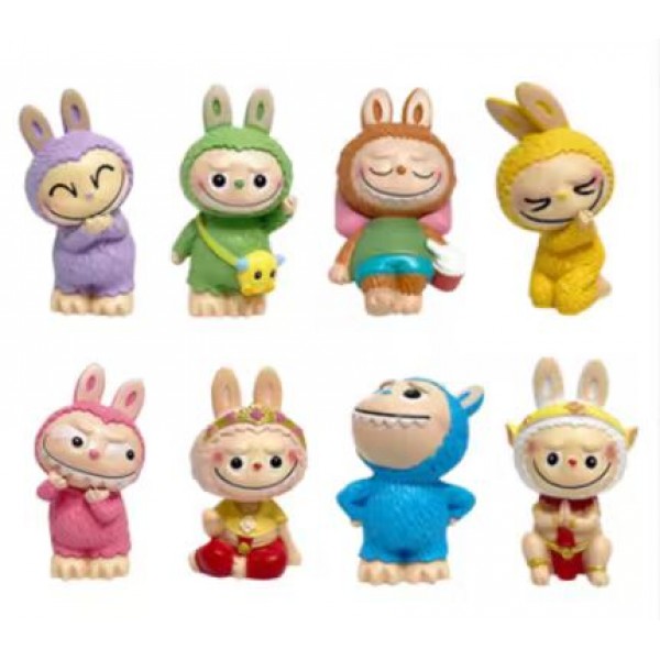 FIGURA LABUBU X8 EN BOLSA 8CM