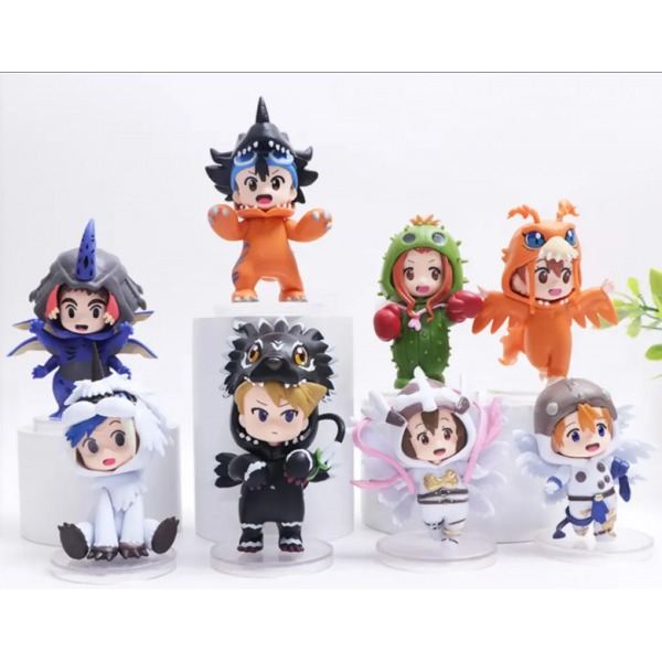 FIGURA DIGIMON DISFRAZADOS X8U 6CM EN BOLSA