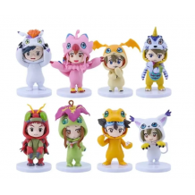 FIGURA DIGIMON ADVENTURE DISFRAZADOS X8U 8CM EN BOLSA