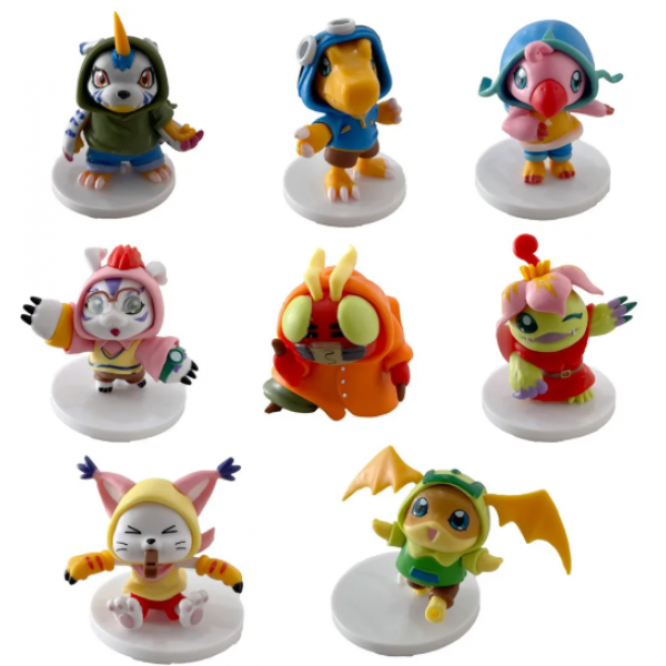 FIGURA DIGIMON ADVENTURE DISFRAZADOS X8U 6CM EN BOLSA