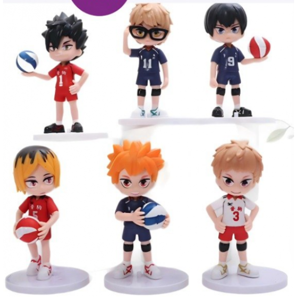 FIGURA HAIKYUU X6U 8CM EN BOLSA
