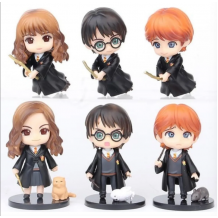 FIGURA HARRY POTTER X6U 13CM EN BOLSA