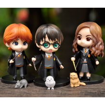 FIGURA HARRY POTTER X3U 13CM EN BOLSA