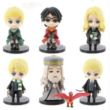 FIGURA HARRY POTTER X6U 10CM EN BOLSA