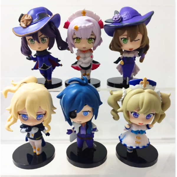 FIGURA GENSHIN IMPACT X6U 12CM EN BOLSA*1