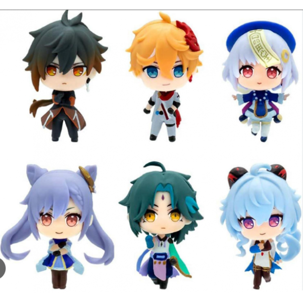 FIGURA GENSHIN IMPACT X6U 12CM EN BOLSA*2