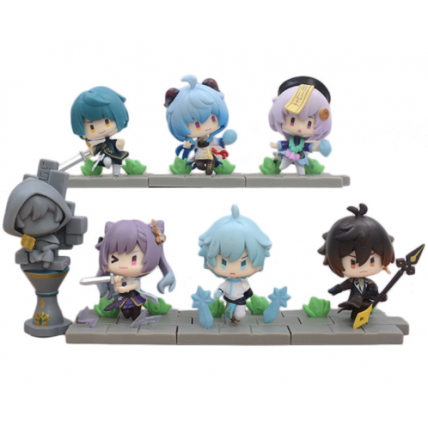 FIGURA GENSHIN IMPACT X7U 8CM EN BOLSA