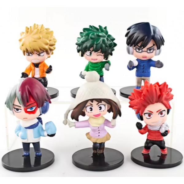 FIGURA MY HERO ACADEMIA X6U EN BOLSA 10CM