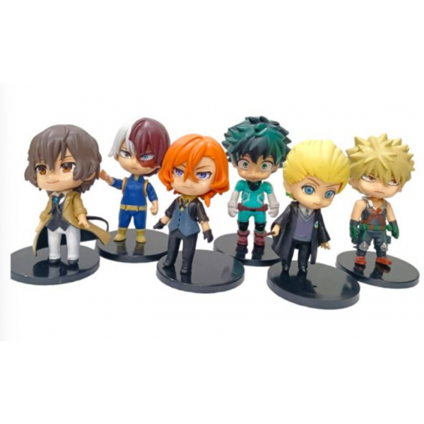 FIGURA MY HERO ACADEMIA X6U EN BOLSA 10CM*1